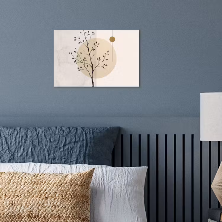 Poster - Plant - Abstract - Beige - Plant - Abstract - Beige poster papier klein