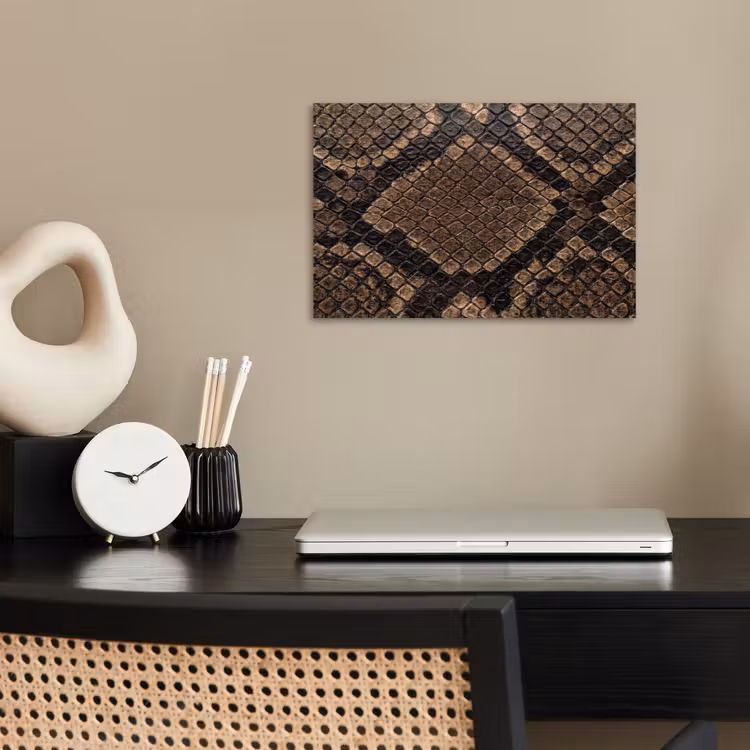 Python - Schubben - Brons poster papier klein -sfeer1