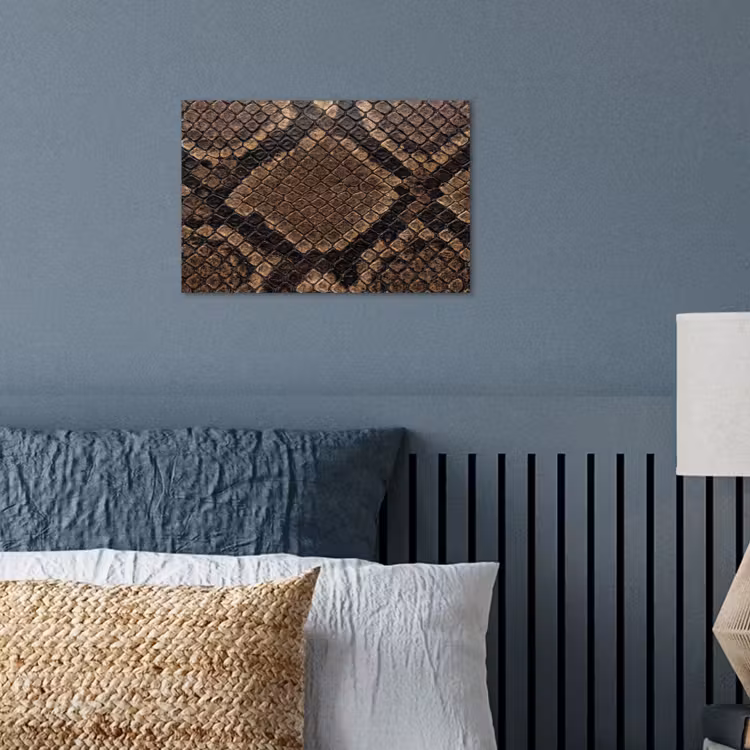 Python - Schubben - Brons poster papier klein -sfeer2