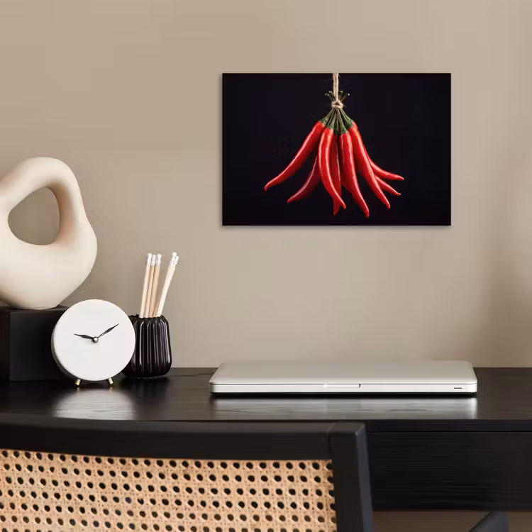 Poster - Red Pepper - Food - Rode peper - Eten poster papier klein