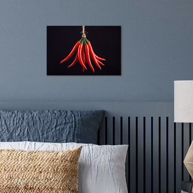 Poster - Red Pepper - Food - Rode peper - Eten poster papier klein