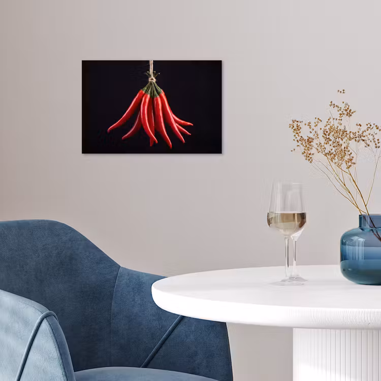Poster - Red Pepper - Food - Rode peper - Eten poster papier klein