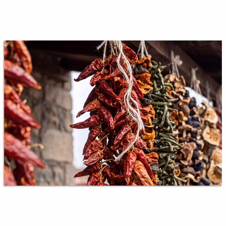 Poster - Red Peppers - Food - Rode pepers - Eten poster papier klein