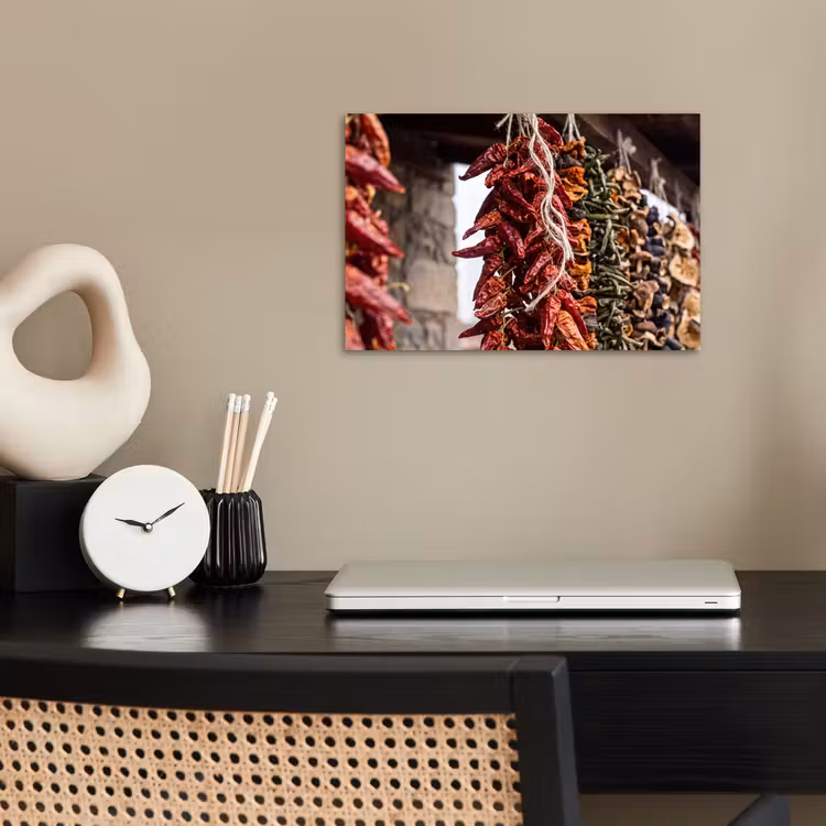 Poster - Red Peppers - Food - Rode pepers - Eten poster papier klein