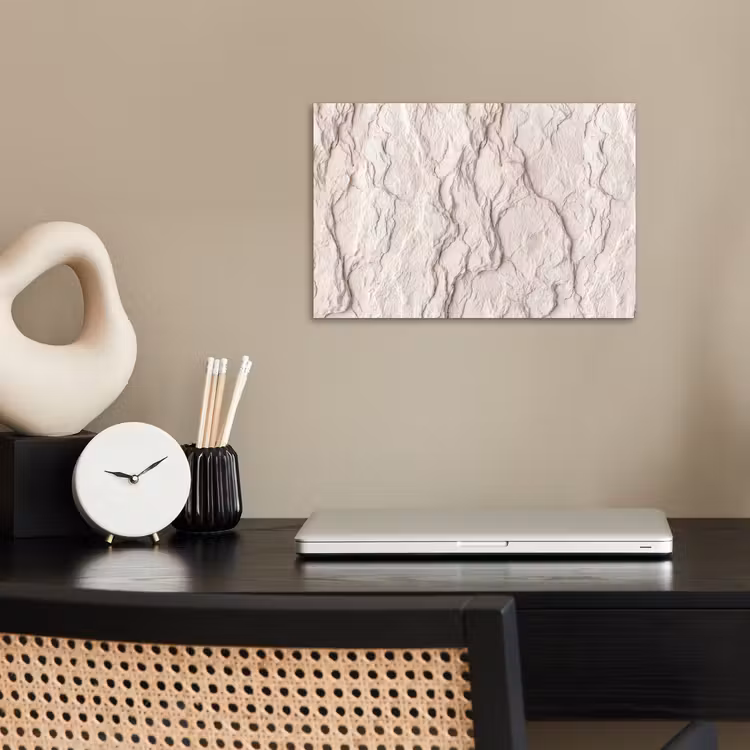 Rots - Structuur - Natuur - Beige - Abstract poster papier klein -sfeer1