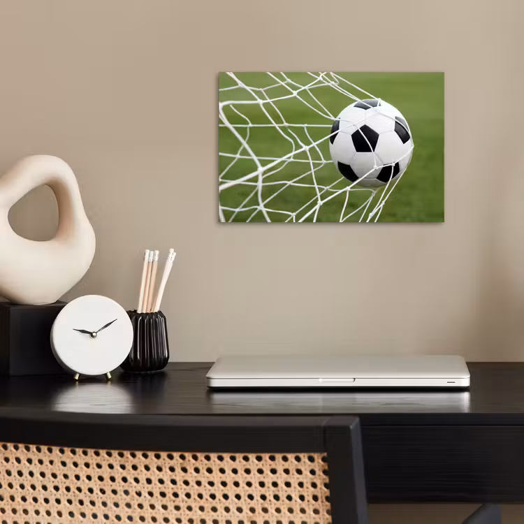 Voetbal - Goal - Net - Sport poster papier klein -sfeer1