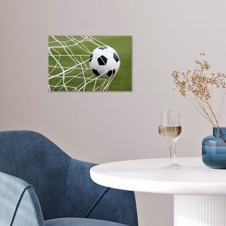 Voetbal - Goal - Net - Sport poster papier klein -sfeer3