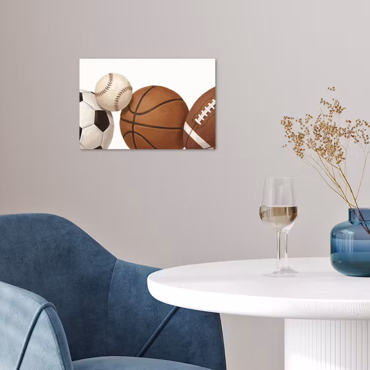 Sport - Ballen - Illustratie poster papier klein -sfeer3