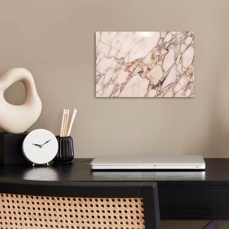 Textuur - Gesteente - Aderen - Abstract - Wit poster papier klein -sfeer1