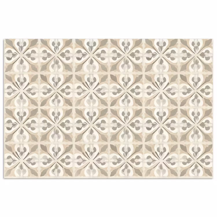 Tegel - Motief - Beige poster papier klein 62 -3d