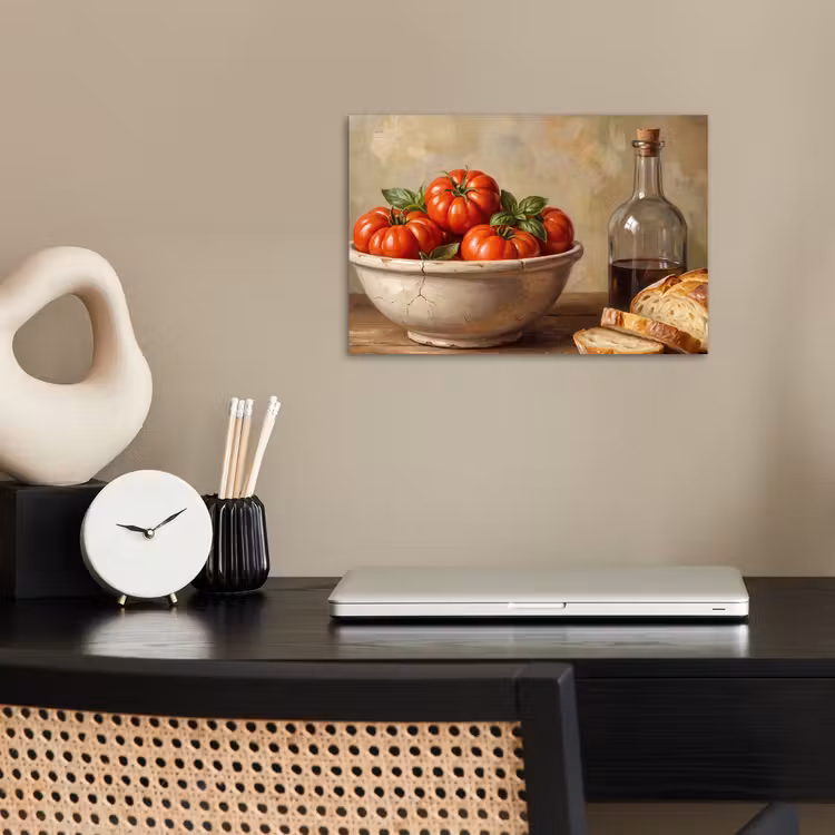 Poster - Tomatoes - Bowl - Food - Tomaten - Kom - Eten poster papier klein
