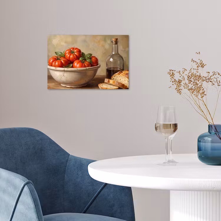 Poster - Tomatoes - Bowl - Food - Tomaten - Kom - Eten poster papier klein