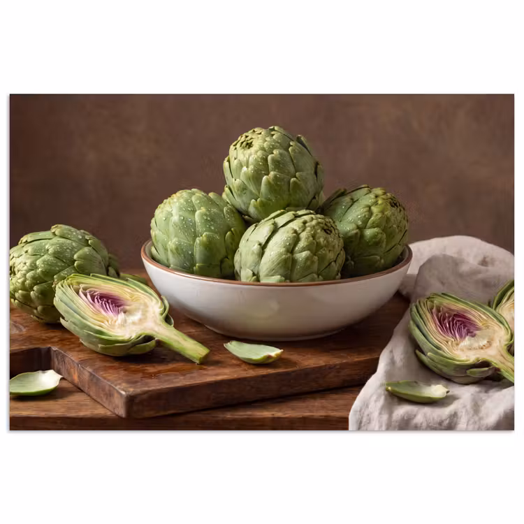 Poster - Vegetables - Artichoke - Kitchen - Groenten - Artisjok - Keuken poster papier klein