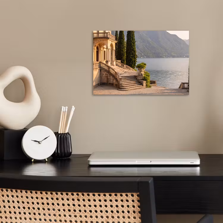 Poster - Villa - Water - Stairs - Villa - water -trappen poster papier klein