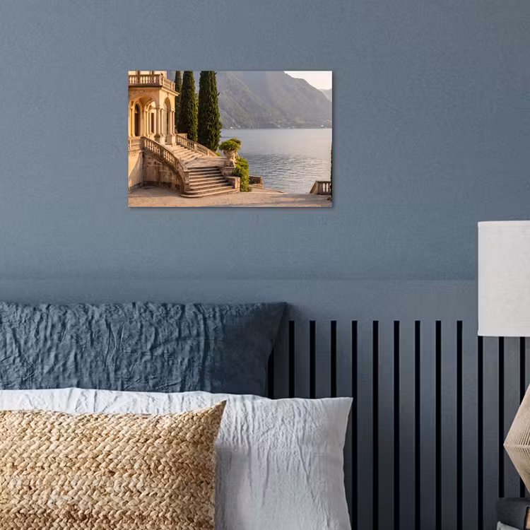 Poster - Villa - Water - Stairs - Villa - water -trappen poster papier klein