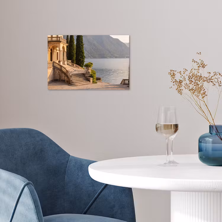 Poster - Villa - Water - Stairs - Villa - water -trappen poster papier klein