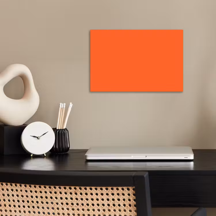Vivid - Amber - Oranje poster papier klein 62 -sfeer1