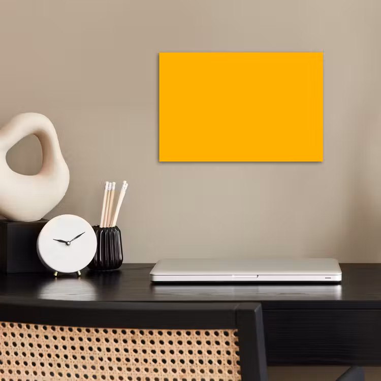 Vivid - Amber - Geel poster papier klein 62 -sfeer1