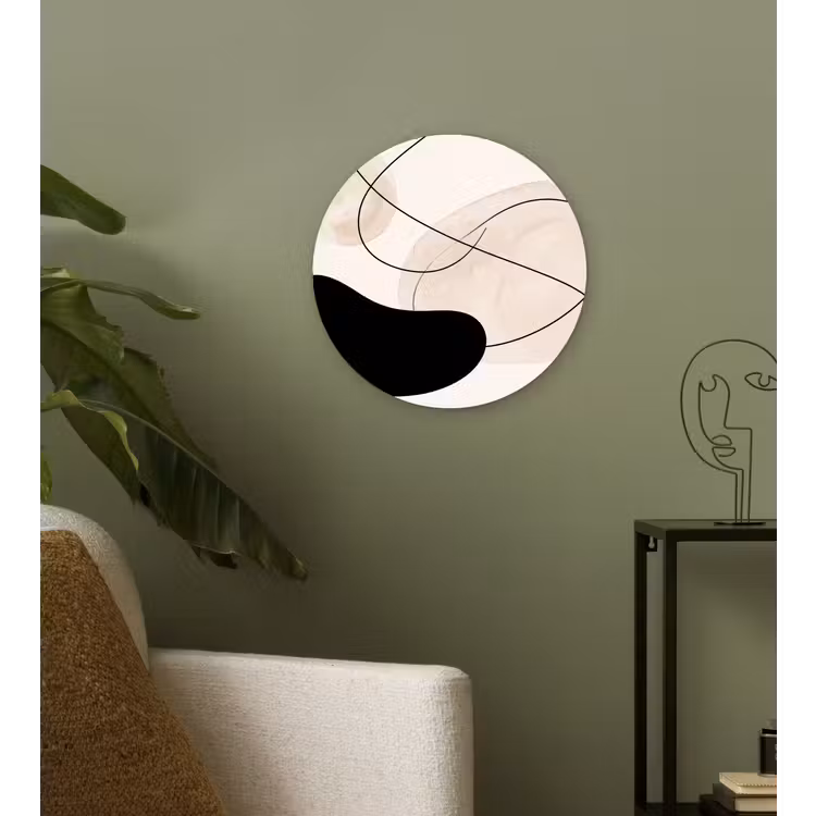 round wall art - Abstract - Forms - Art - Abstract - Vormen - Kunst Wandcirkel kunststof plaat 5mm dik klein