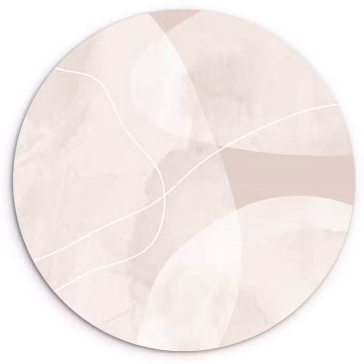 round wall art - Art - Lines - Modern - Kunst - Lijnen - Modern Wandcirkel kunststof plaat 5mm dik klein