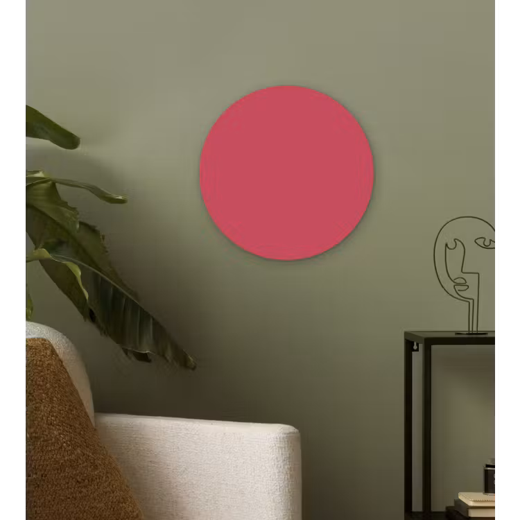 Bold - Berry - Rood Wandcirkel kunststof plaat 5mm dik klein 188 -sfeer3