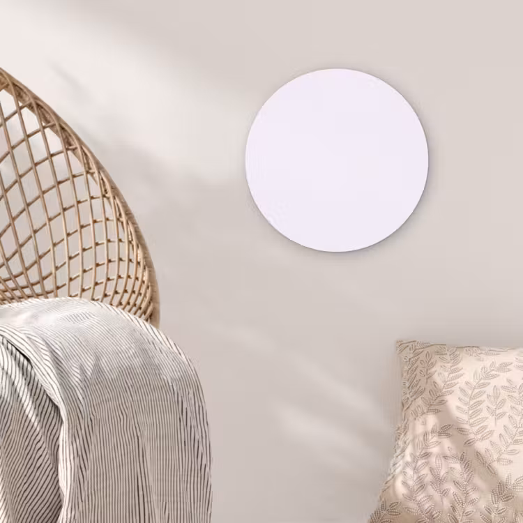 Lilac - Luxe - Paars Wandcirkel kunststof plaat 5mm dik klein 188 -sfeer5