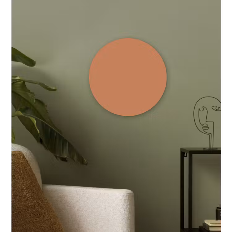 Little - Italy - Oranje Wandcirkel kunststof plaat 5mm dik klein 188 -sfeer3