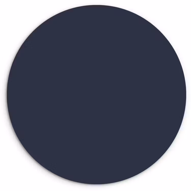 Midnight - Swing - Blauw Wandcirkel kunststof plaat 5mm dik klein 188 -3d