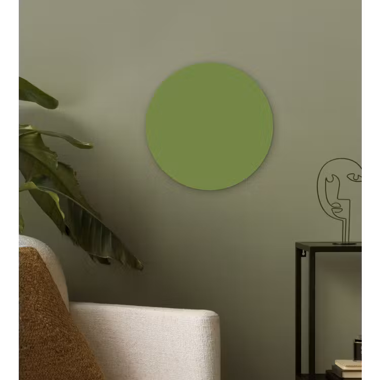 Moss - Green - Groen Wandcirkel kunststof plaat 5mm dik klein 188 -sfeer3