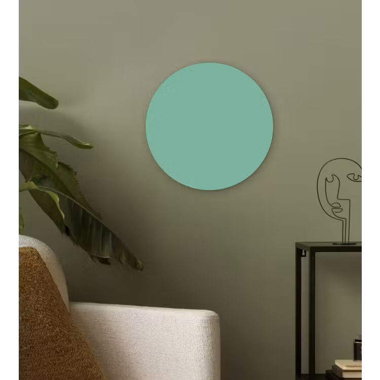 Ocean - Jade - Groen Wandcirkel kunststof plaat 5mm dik klein 188 -sfeer3