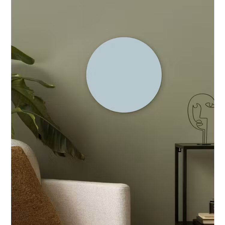 Slate - Blue - Blauw Wandcirkel kunststof plaat 5mm dik klein 188 -sfeer3