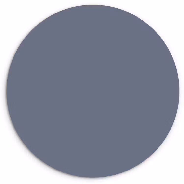 Slate - Whisper - Blauw Wandcirkel kunststof plaat 5mm dik klein 188 -3d