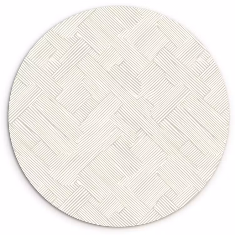 Textuur - Abstract - Beige Wandcirkel kunststof plaat 5mm dik klein 188 -3d