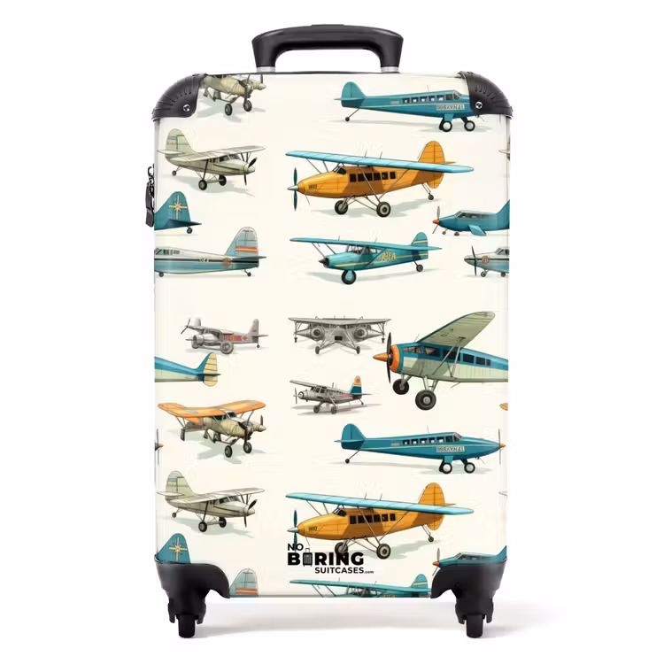Vliegtuigsquadron NBS - Handbagage koffer - Unisex middel -productfoto_recht