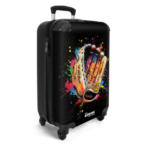 Honkbalhandschoen met graffiti NBS - Handbagage koffer - Unisex middel -productfoto_3d