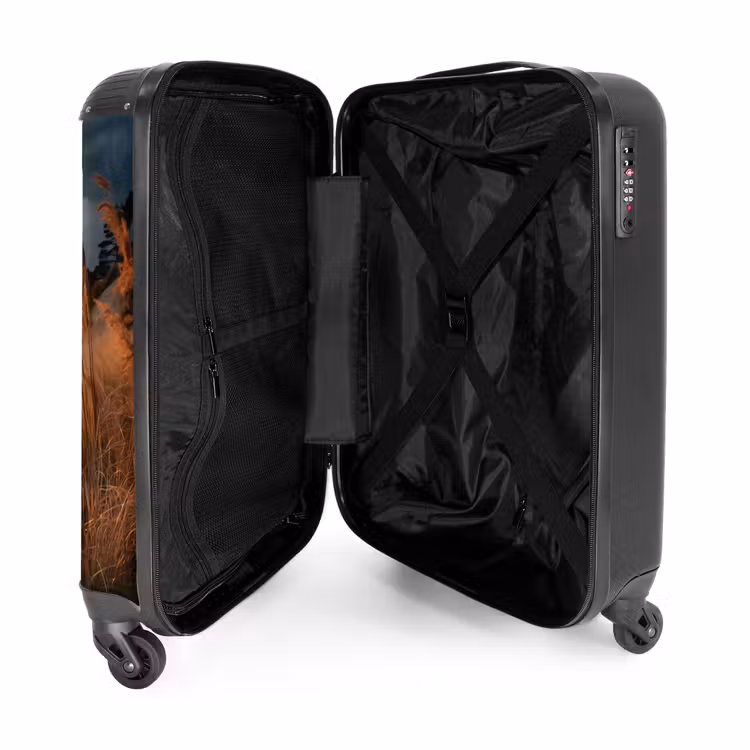 Strand bij zonsondergang NBS - Handbagage koffer - Unisex middel -binnenkant