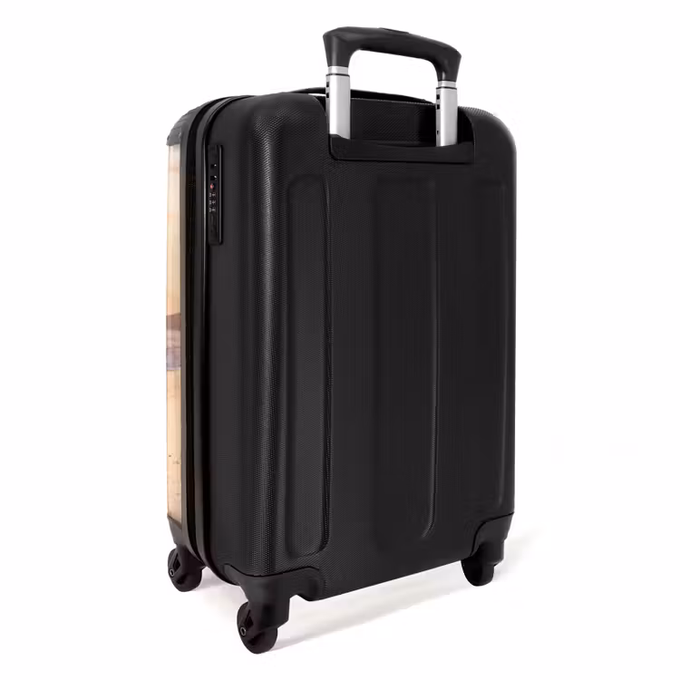 Strand - Branding - Wolken NBS - Handbagage koffer - Volwassenen Unisex middel -achterkant