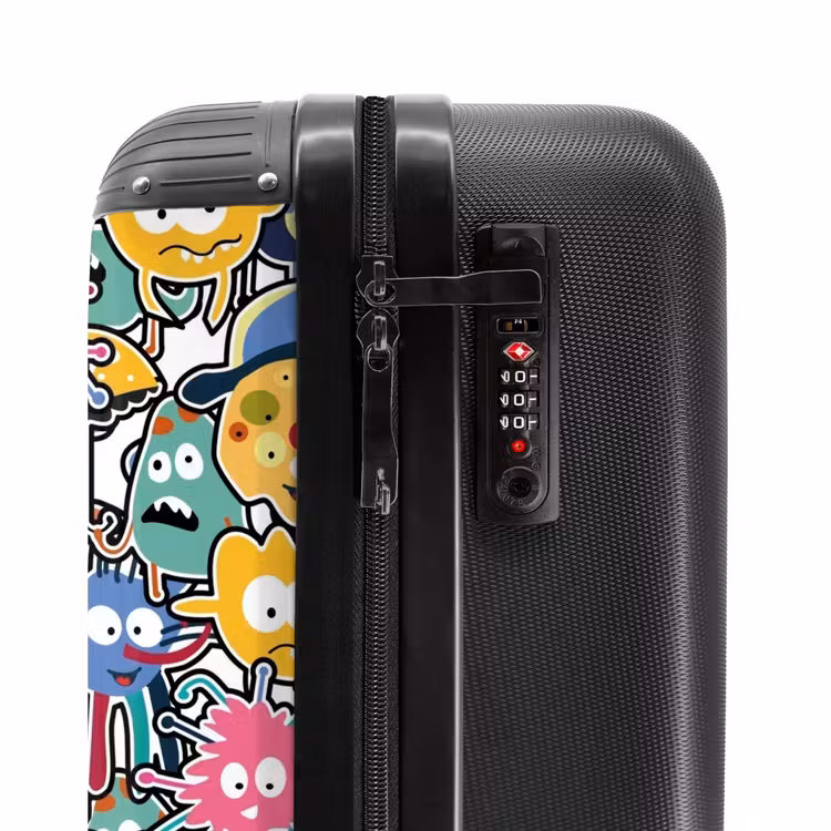 Beestjes met Grote Oogjes NBS - Handbagage koffer - Unisex middel -slot