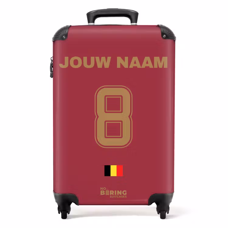 EK koffer 2024 - België Thuis tenue NBS - Handbagage koffer - Unisex middel -productfoto_recht