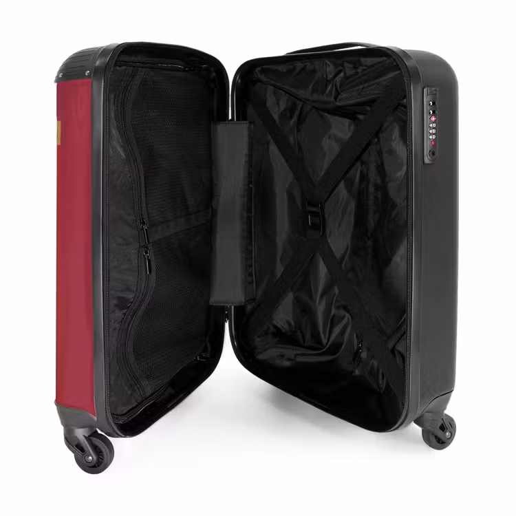 EK koffer 2024 - België Thuis tenue NBS - Handbagage koffer - Unisex middel -binnenkant