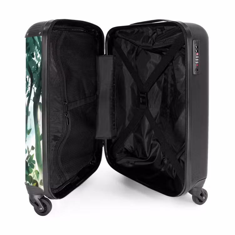 Bella bosrijk NBS - Handbagage koffer - Unisex middel -binnenkant