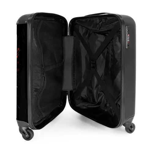 Biljart bal met graffiti NBS - Handbagage koffer - Unisex middel -binnenkant