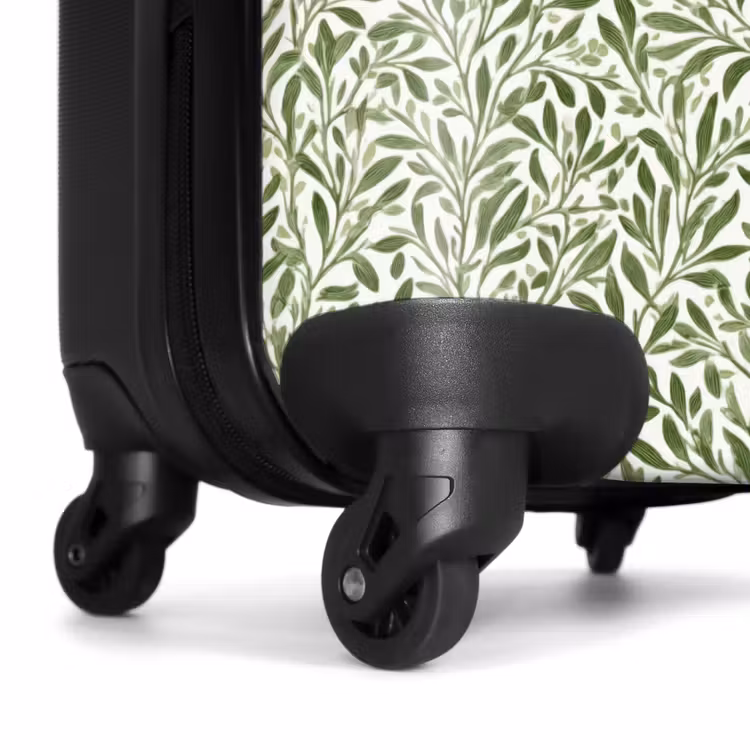 Botanisch - Takken - Groen NBS - Handbagage koffer - Volwassenen Unisex middel -wiel