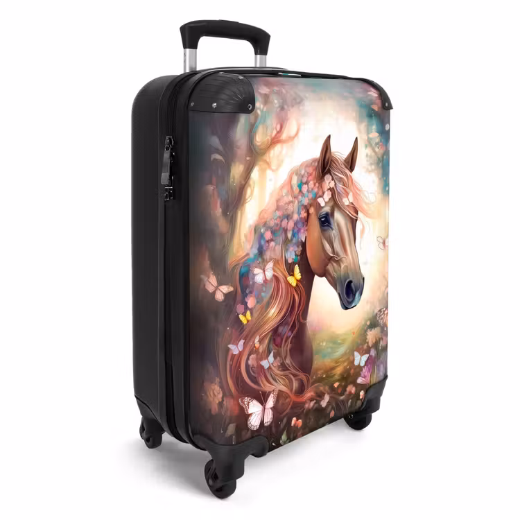 Vlindermerrie NBS - Handbagage koffer - Unisex middel -productfoto_3d