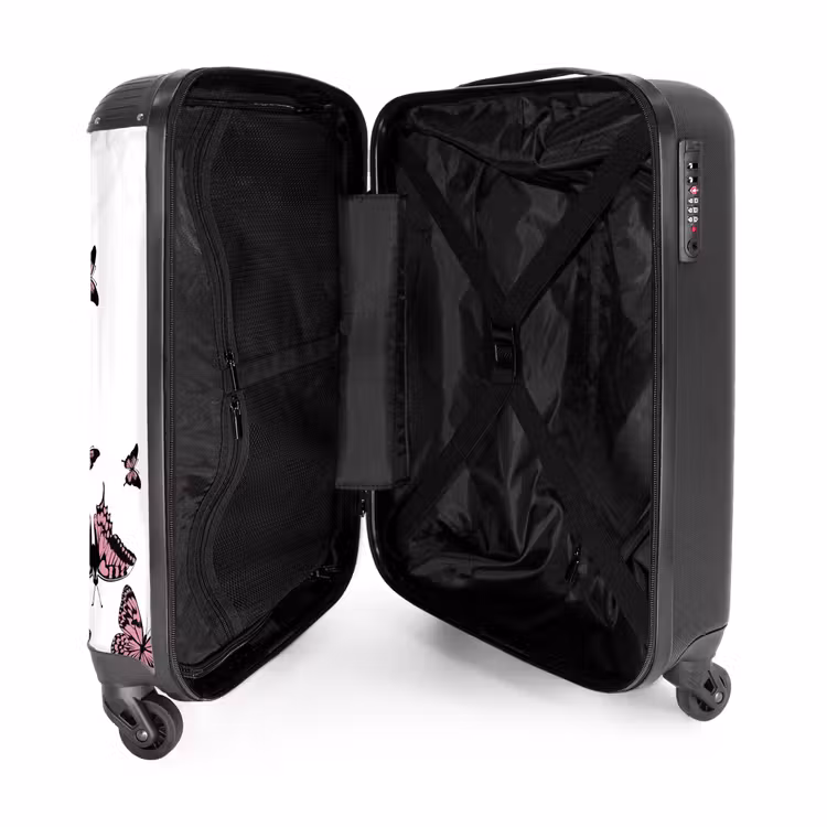 Vlinderzee NBS - Handbagage koffer - Unisex middel -binnenkant