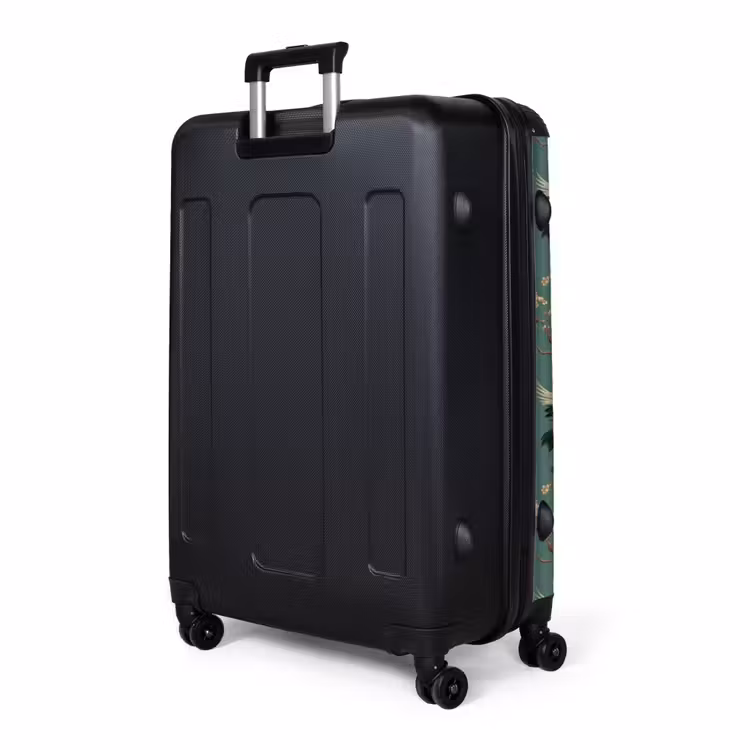 Kersenbloesem - Kraamvogels - Groen NBS - Handbagage koffer - Volwassenen Unisex middel -slot