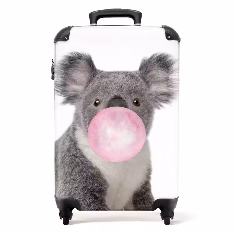 Kauwgom koala NBS - Handbagage koffer - Unisex middel -productfoto_recht