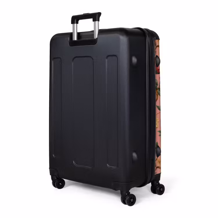 Klassiek - Botanisch - Roze NBS - Handbagage koffer - Volwassenen Unisex middel -slot