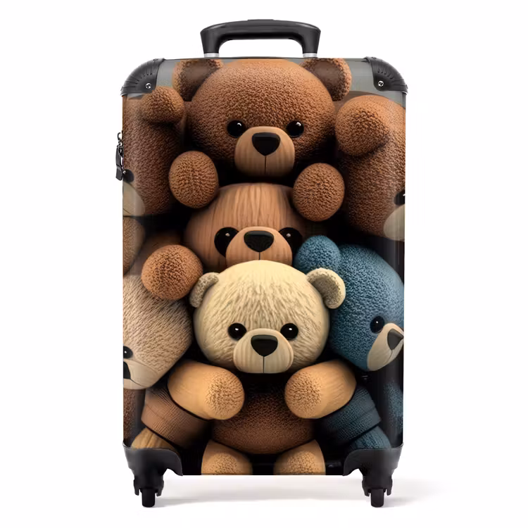 Knuffelberen NBS - Handbagage koffer - Unisex middel -productfoto_recht