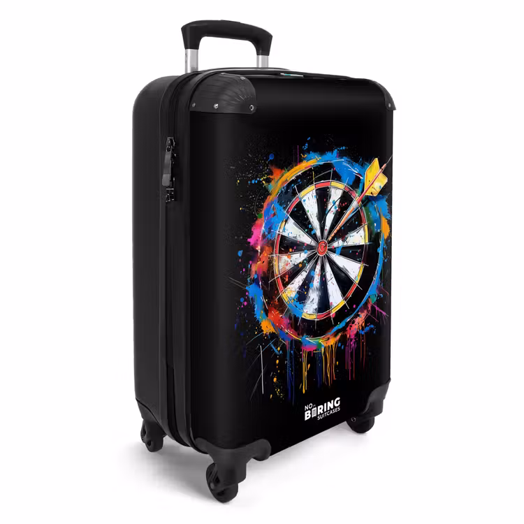 Dartbord met graffiti NBS - Handbagage koffer - Unisex middel -productfoto_3d